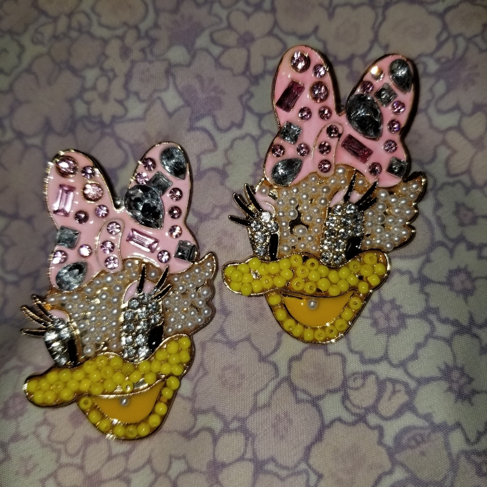 Disney Daisy Duck Baublebar replica earrings